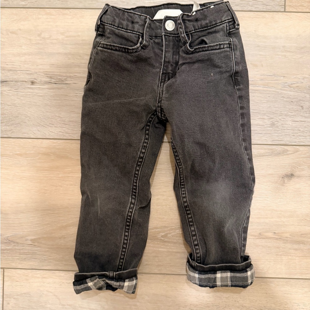 H&M fleece lines toddler jeans